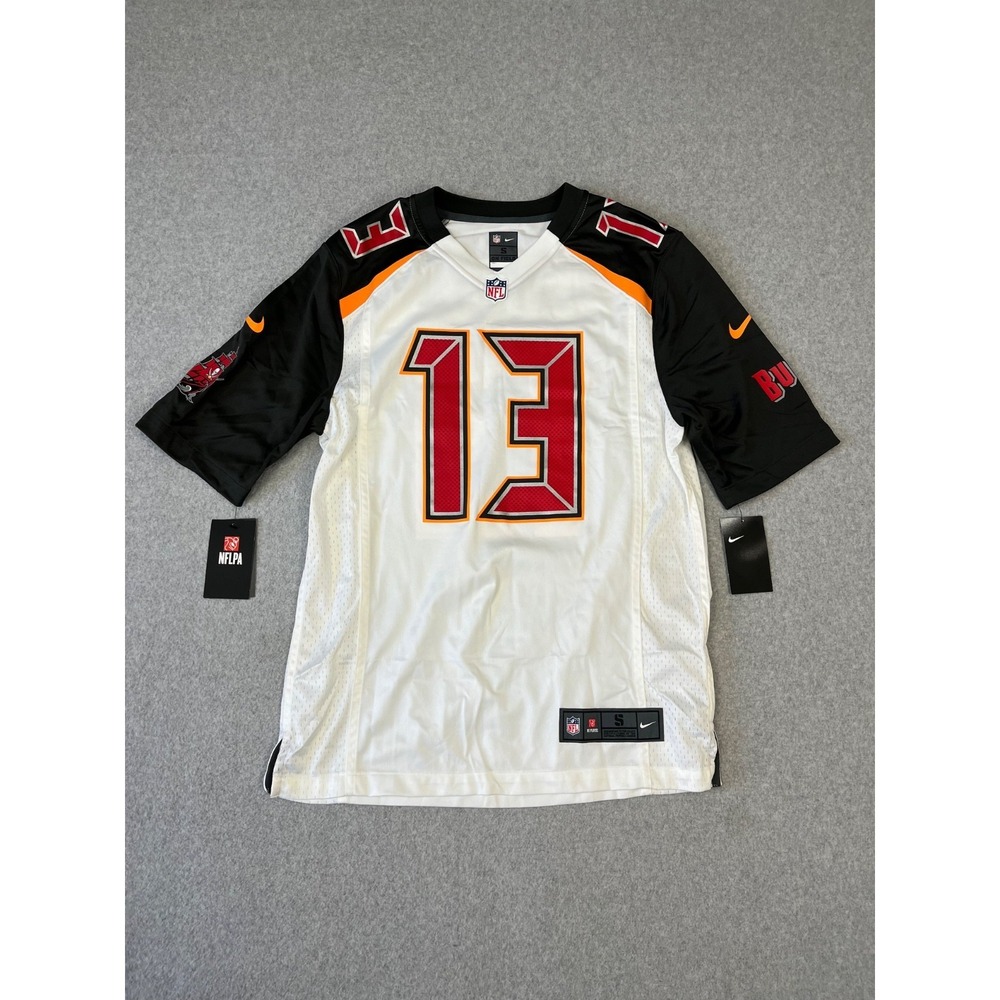 Tampa Bay Buccaneers Football Jersey Mens S White Mike Evans 13 Nike Onfield